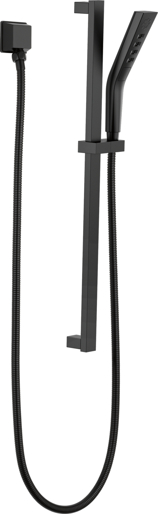 H2Okinetic® 3-Setting Slide Bar Hand Shower with Wall Elbow, image 1